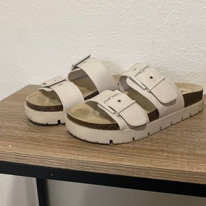 Birkenstock-style sandals size 7
